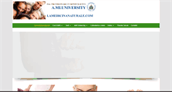Desktop Screenshot of lamedicinanaturale.com